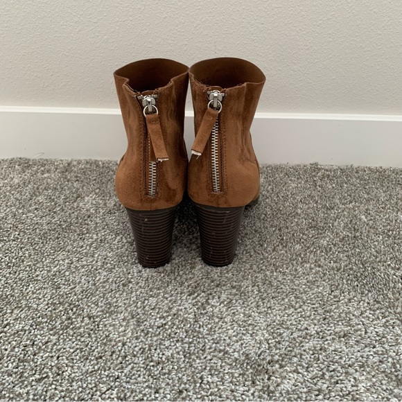 Brash Faux Suede Ankle Boots - Picture 2 of 7